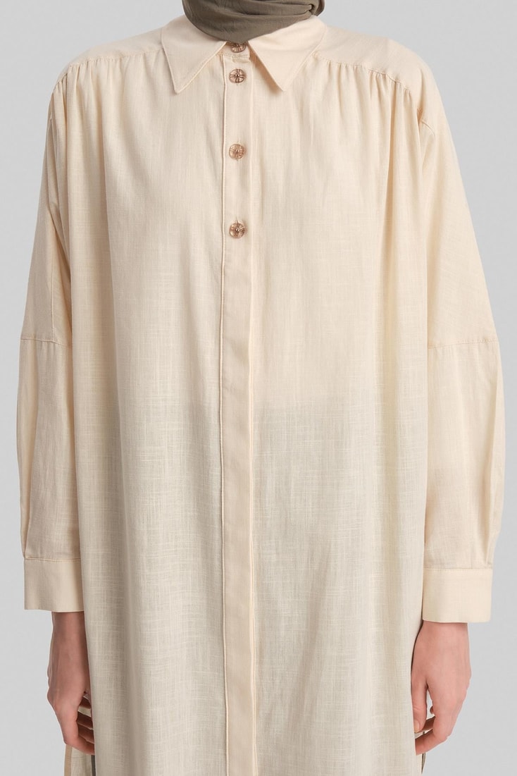 Armine Natural Fabric Tunic 23Y4432 Moonstone