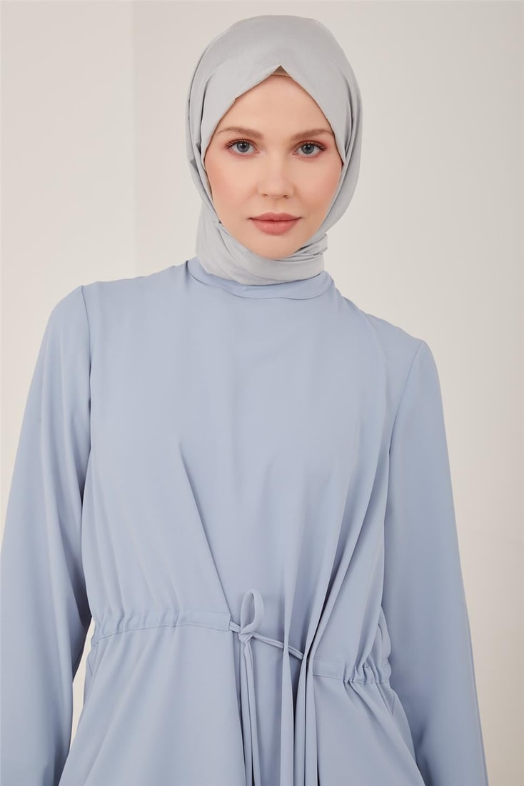 Armine Kuşgözü Ve Tünelli Tunik 23Y4436 Gri Mavi