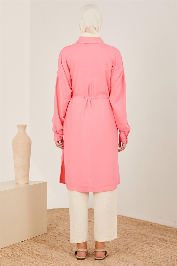 Armine Pearl Button Detailed Tunic 23Y4446 Candy Pink