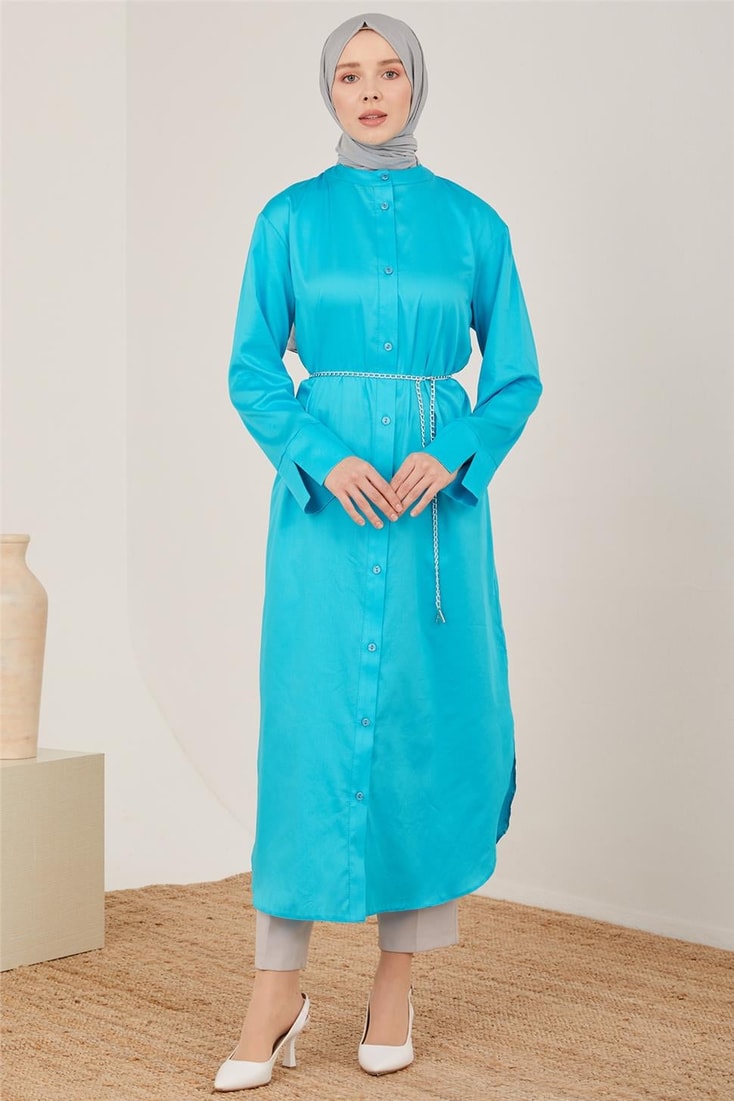 Armine Oversize Tunic Dress 23Y4502 Aqua