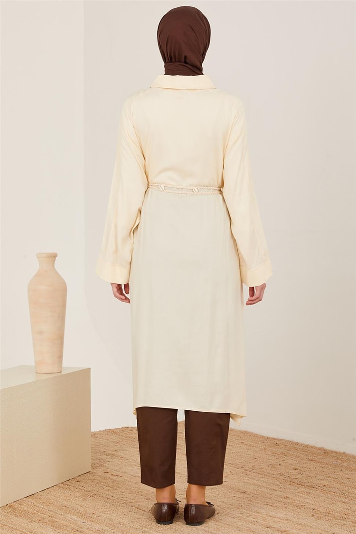 Armine Seashell Detail Tunic Dress 23Y4504 Moonstone