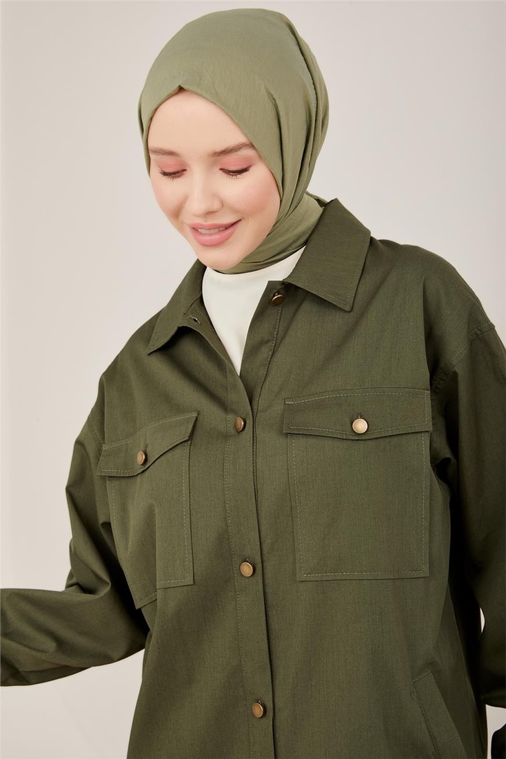 Armine Gabardine Jacket 23Y5803 Khaki