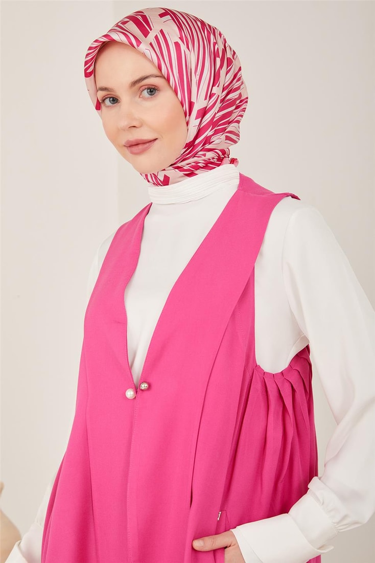 Armine Pleated Detailed Trouser Vest Suit 23Y6630 Orchid
