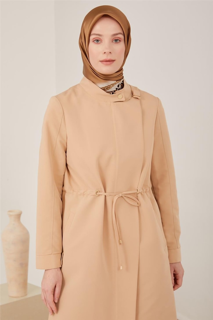 Armine Shoulder Buckle Cape 23Y7006 Beige