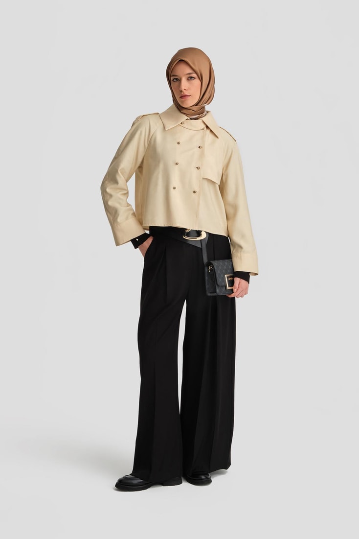 Armine Trench Jacket 24K3604 Moonstone