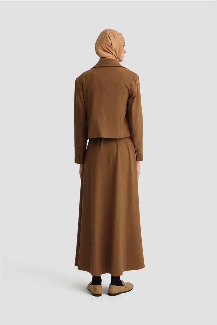 Armine Yelekli Takım 24K6906 Taba