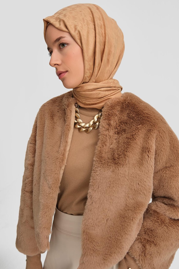 Armine Fur Coat 24K7610 Camel