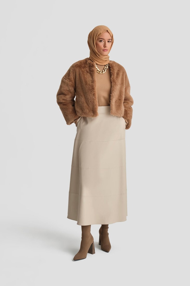 Armine Fur Coat 24K7610 Camel