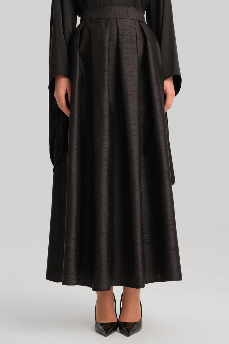 Armine Silk Shantuk Skirt 24Y1618 Black