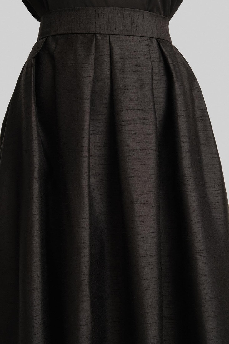 Armine Silk Shantuk Skirt 24Y1618 Black