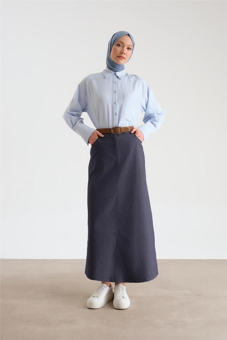 Armine Five Pocket Skirt 24Y1619 Navy Blue