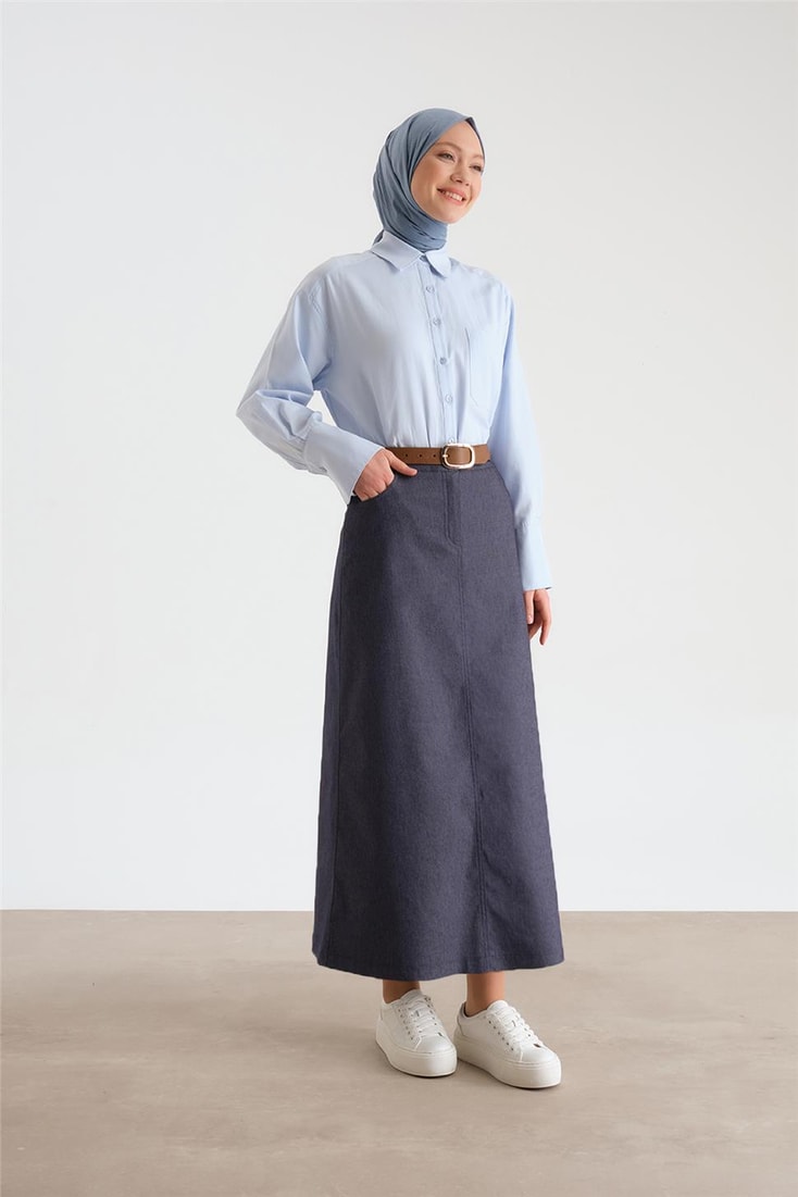 Armine Five Pocket Skirt 24Y1619 Navy Blue