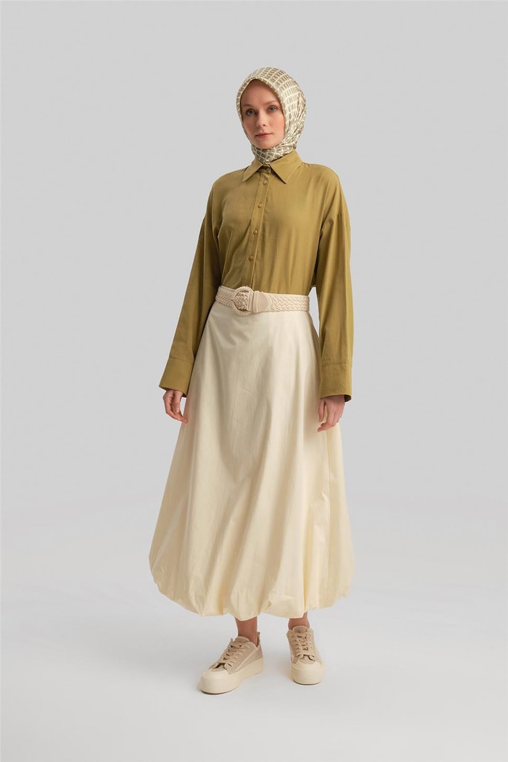 Armine Balloon Skirt 24Y1641 Moonstone