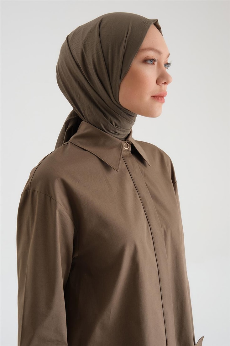 Armine Cuff Ring Oversize Shirt 24Y3520 Khaki