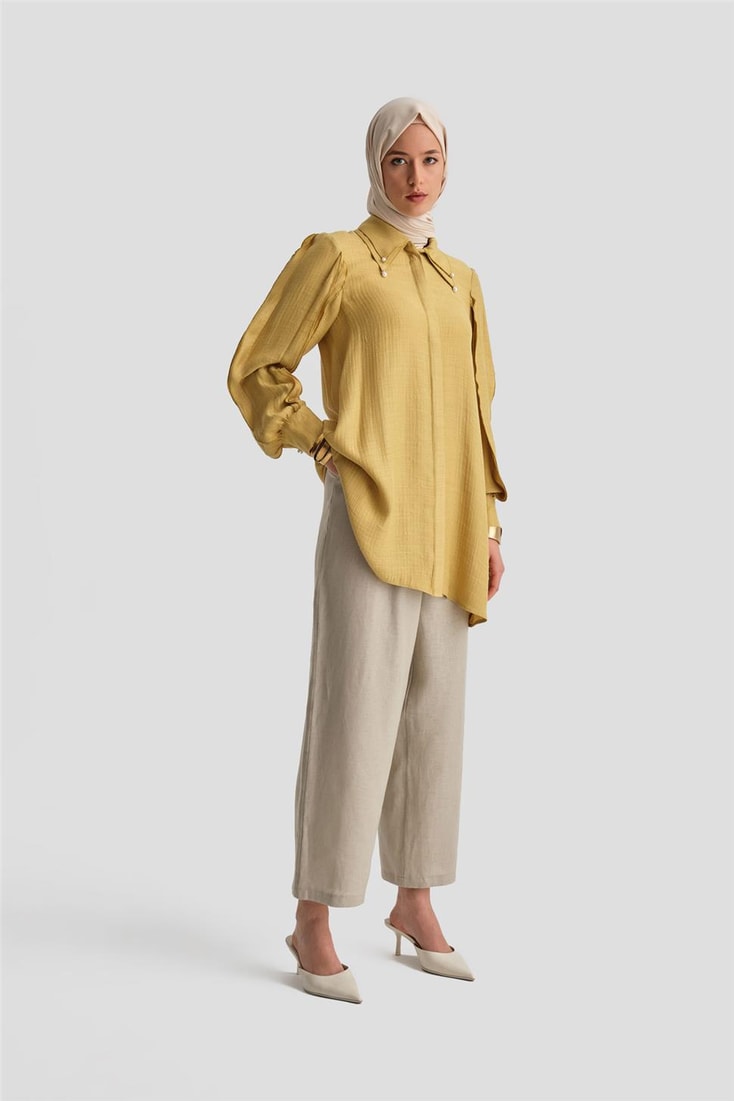 Armine Ruffle Tunic 24Y4032 Acid