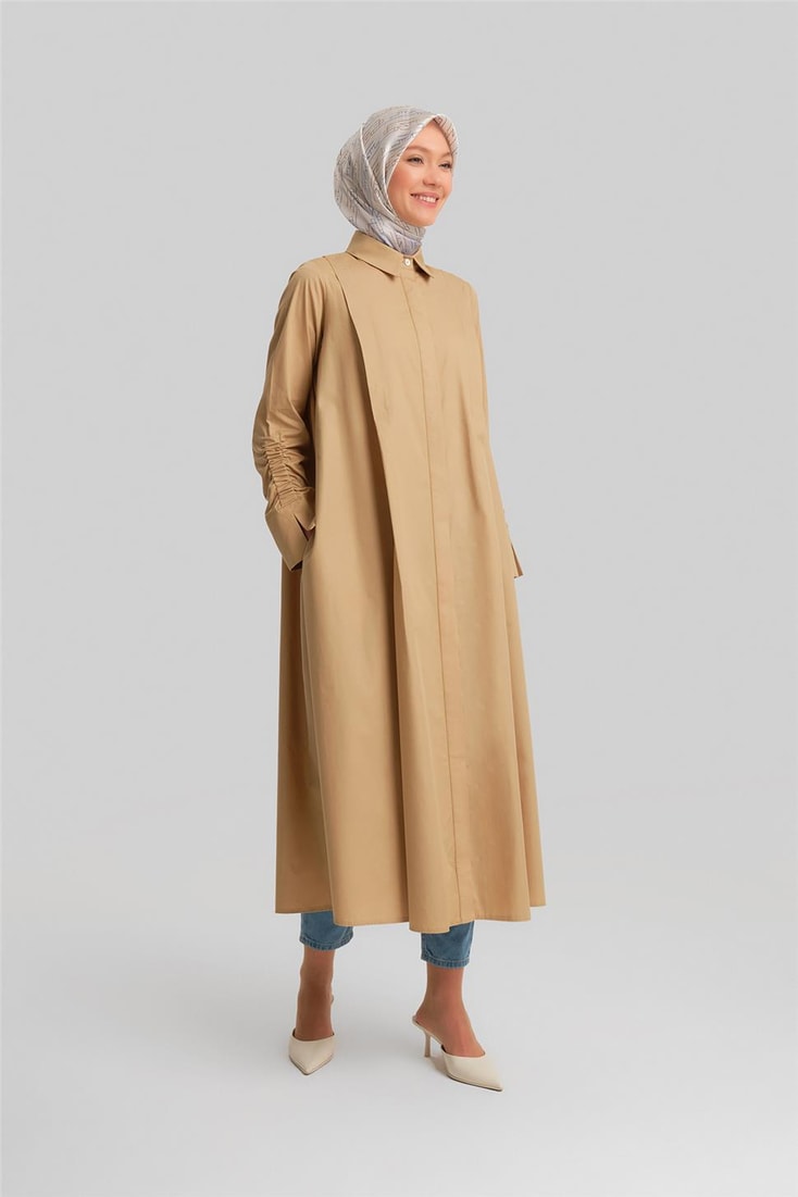 Armine Oversize Tunic Dress 24Y4105 Beige