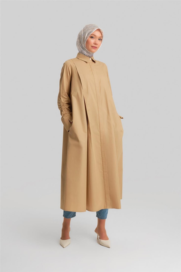 Armine Oversize Tunic Dress 24Y4105 Beige