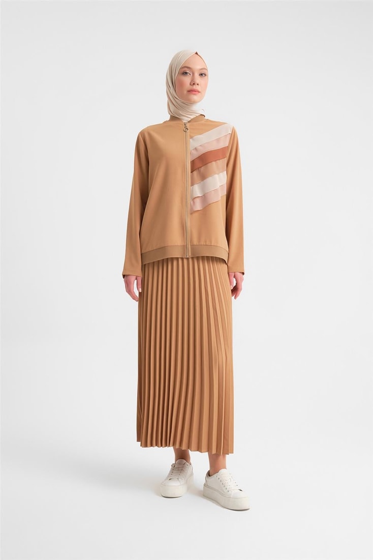 Armine Etekli Takım 24YD4401 Camel