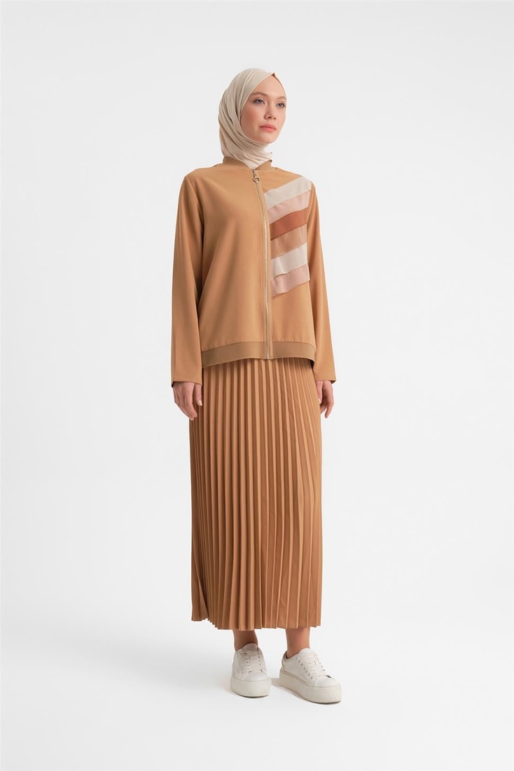 Armine Etekli Takım 24YD4401 Camel
