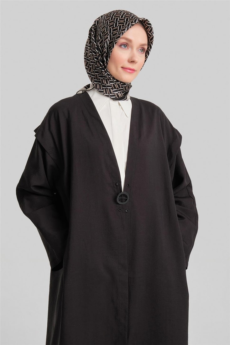 Armine Shoulder Pleated Oversize Wear and Go 24Y5508 Black