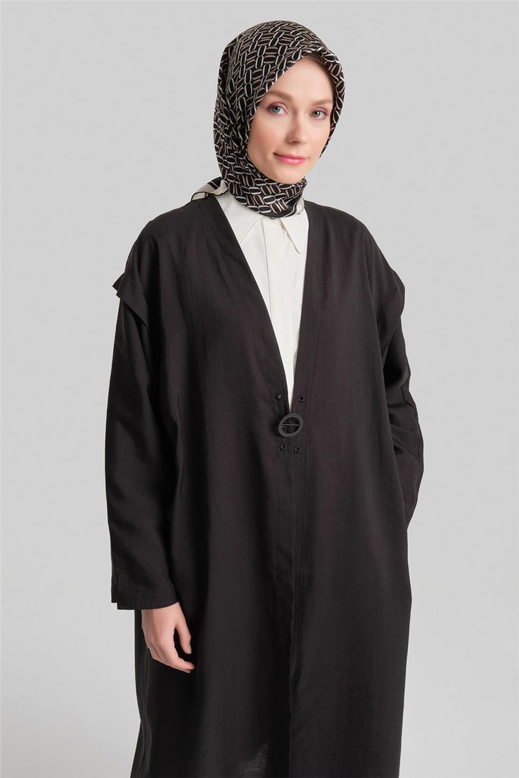 Armine Shoulder Pleated Oversize Wear and Go 24Y5508 Black