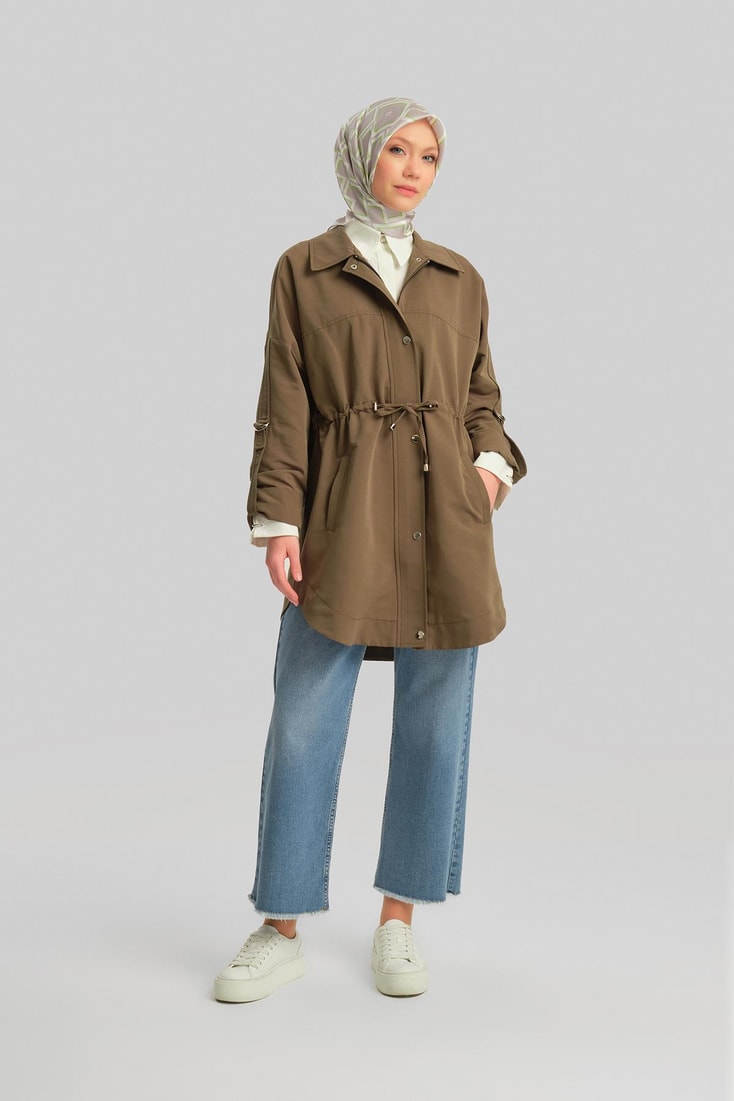 Armine Cape 24Yd6403 Khaki