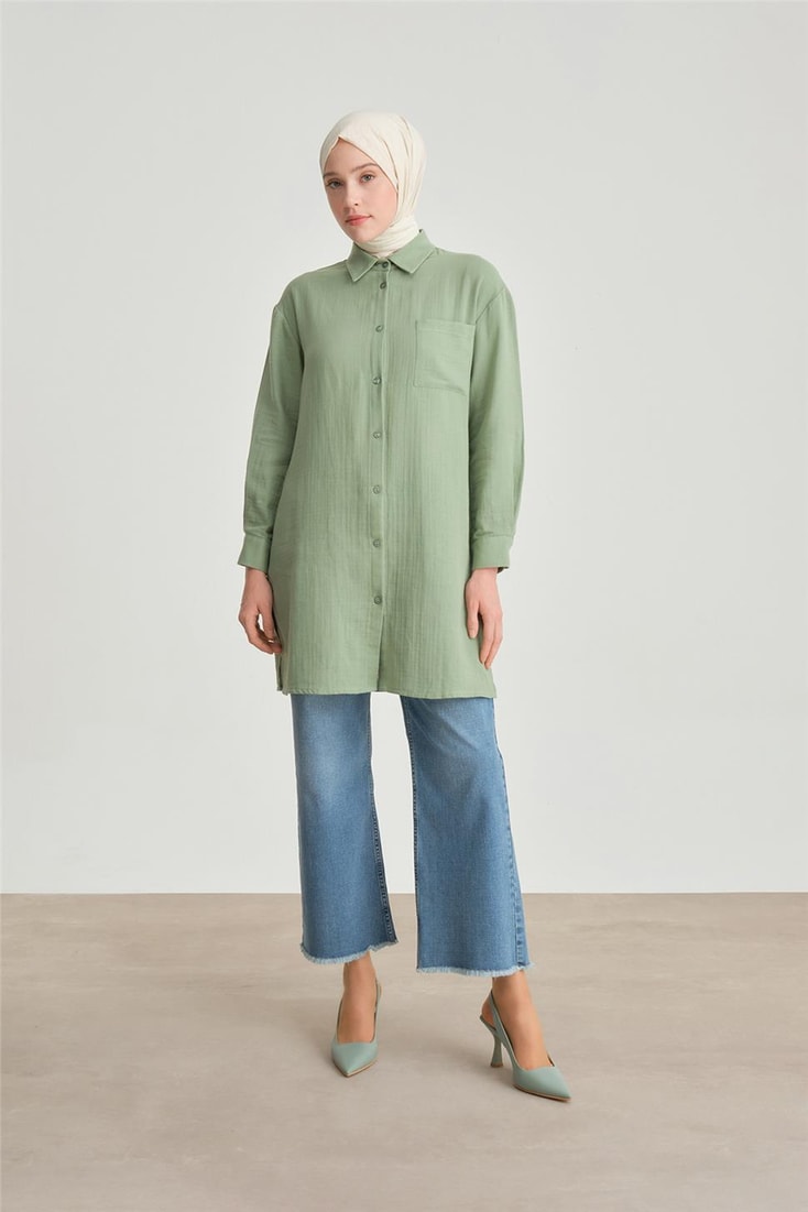Armine Tunic 24Yd6405 Khaki