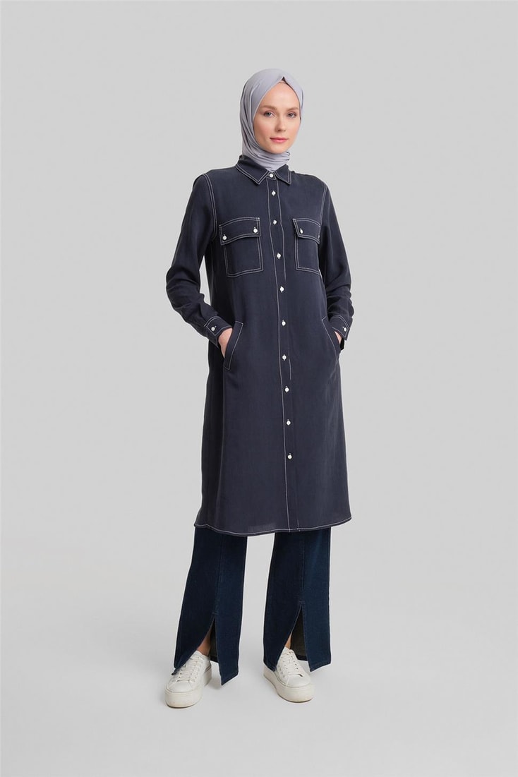 Armine Tunic 24YD6406 Navy Blue