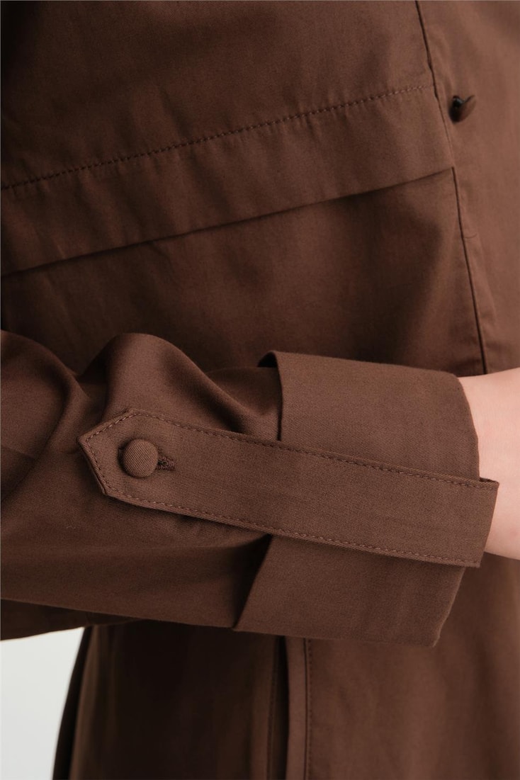 Armine Jacket Look Cotton Skirt Suit 24Y6801 Bitter Brown