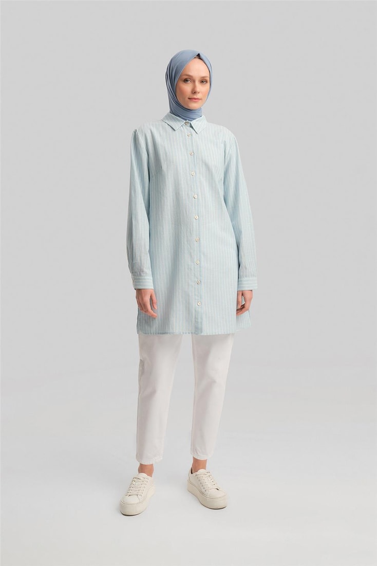 Armine Tunic 24Yd9243 Baby Blue