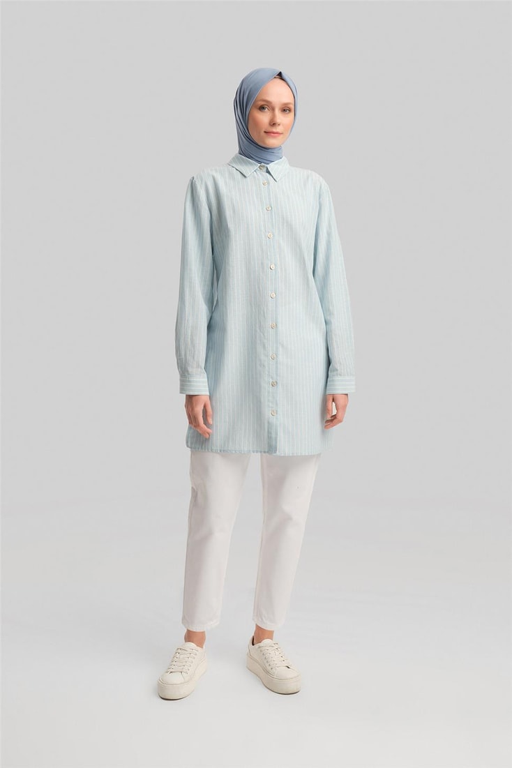 Armine Tunic 24Yd9243 Baby Blue