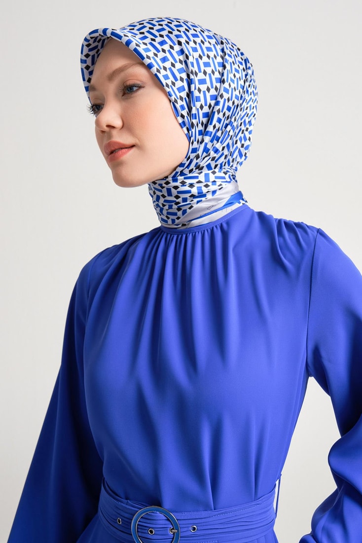 Armine Pleated Detail Dress 24Y9721 Purple