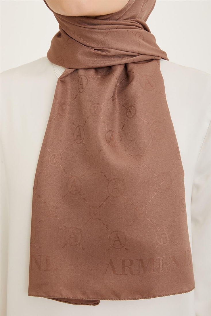 Armine Trend İnci Monogram Şal 2 11 76