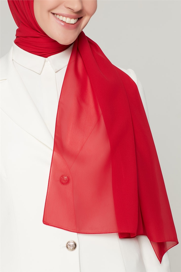 Waist Polyester Shawl 00Oaat44 Red