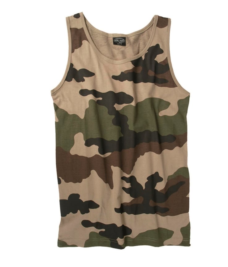 YDS MIL-TEC CAMO TANK TOP -KAMUFLAJLI