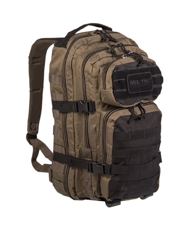 YDS MIL-TEC RANGER SIRT ÇANTASI (20 L) -SİYAH - HAKİ