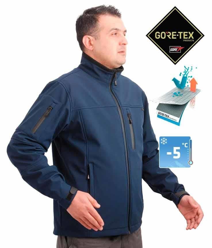 YDS SOFTSHELL MONT GORE-TEX -LACİVERT