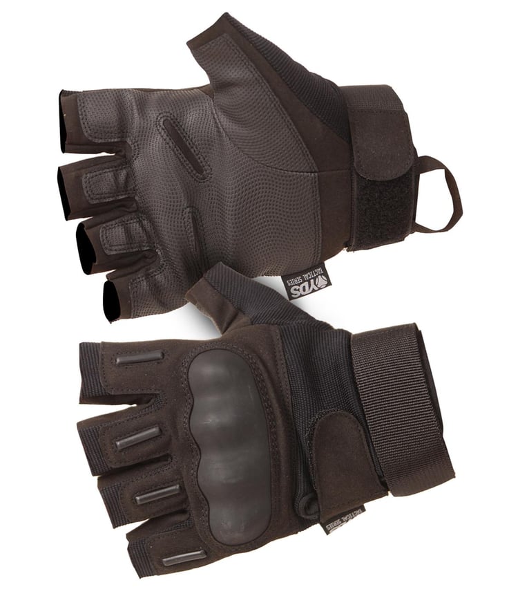 YDS TACTICAL FINGERLESS ELDİVEN -SİYAH