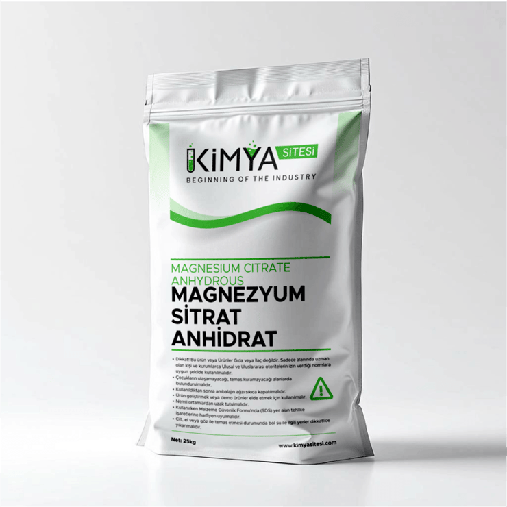 Magnezyum Sitrat Anhidrat (25kg)