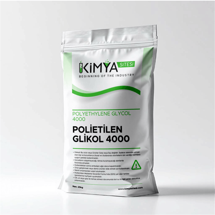 Polietilen Glikol 4000 (25kg)