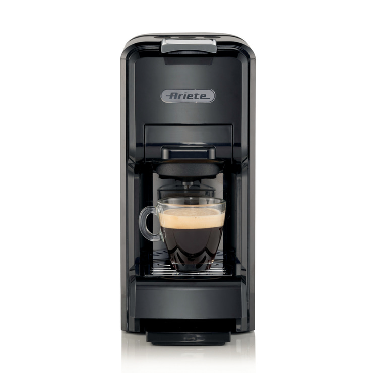 Ariete Çok Fonksiyonlu Kapsül, Pod ve Öğütülmüş Kahve 4in1 Espresso Makinesi Siyah 1304/11