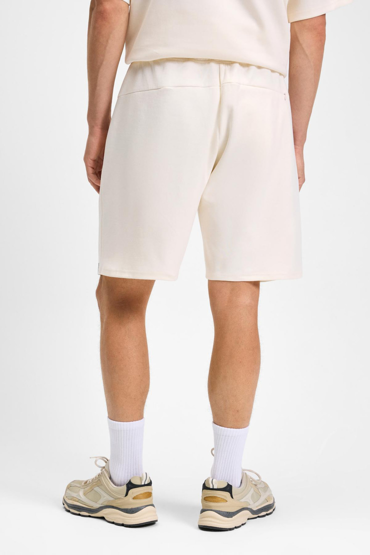 BAILEY Erkek Beli Lastikli Arka tek Cepli Kordonlu Relaxed Fit Ekru Şort