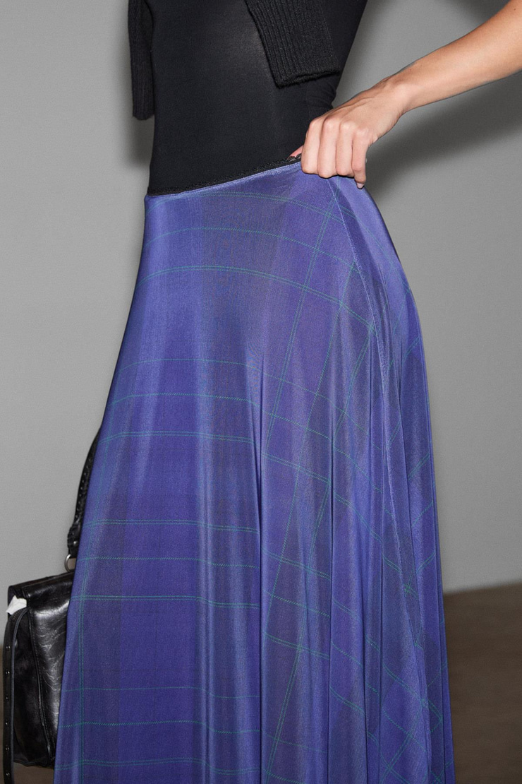 BEEN Kadın Esnek Yumuşak Ve Baskılı Kumaşlı Astarlı Çok Renkli Etek