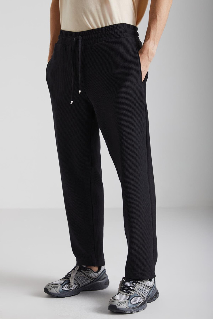 BERTHOLA  Regular Siyah Tekli Eşofman Takımı