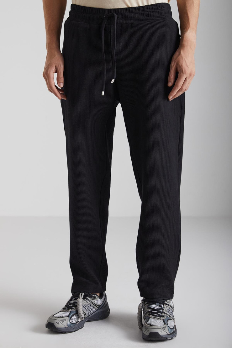 BERTHOLA  Regular Siyah Tekli Eşofman Takımı