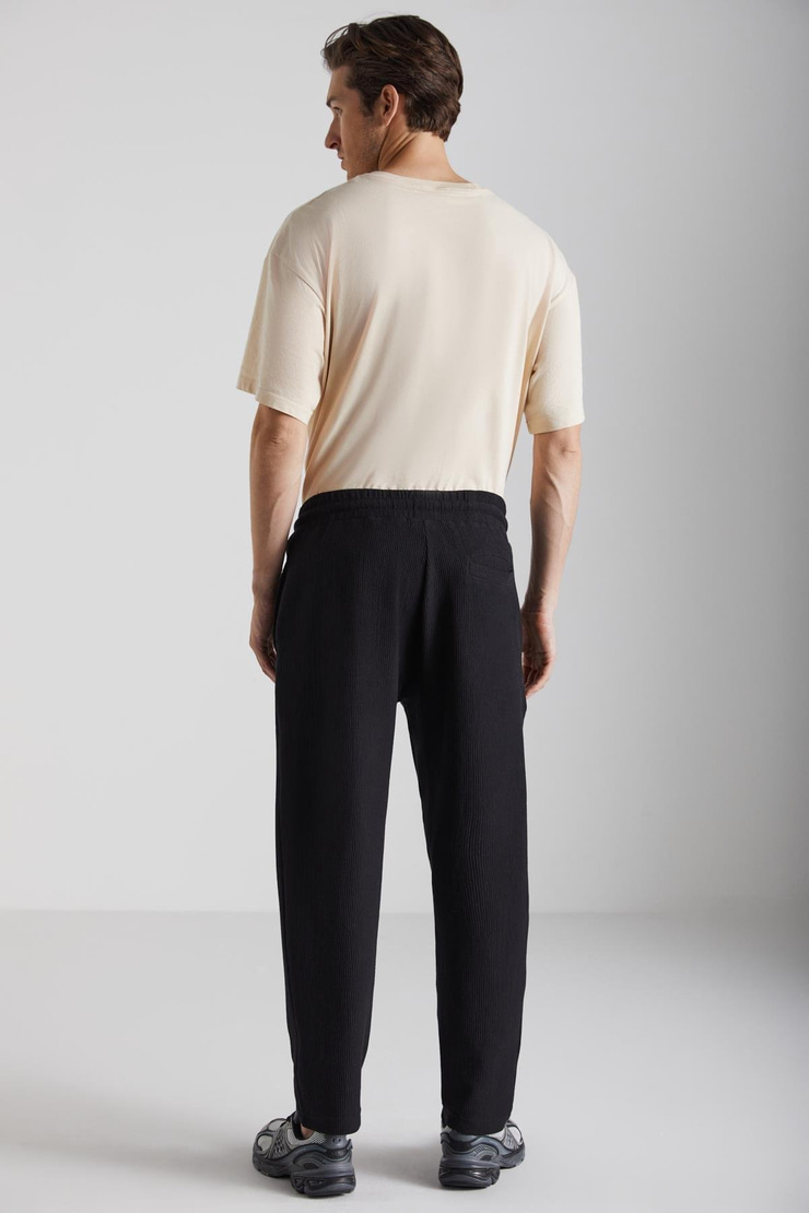 BERTHOLA  Regular Siyah Tekli Eşofman Takımı