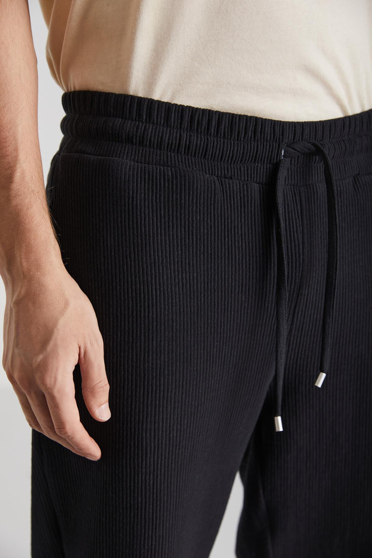 BERTHOLA  Regular Siyah Tekli Eşofman Takımı