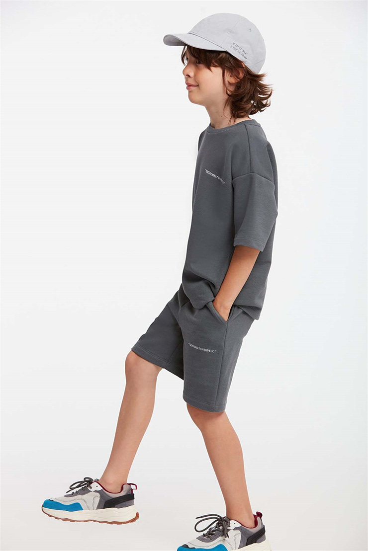 BOGOTA Örme Comfort Fit Koyu Gri  Eşofman Takımı