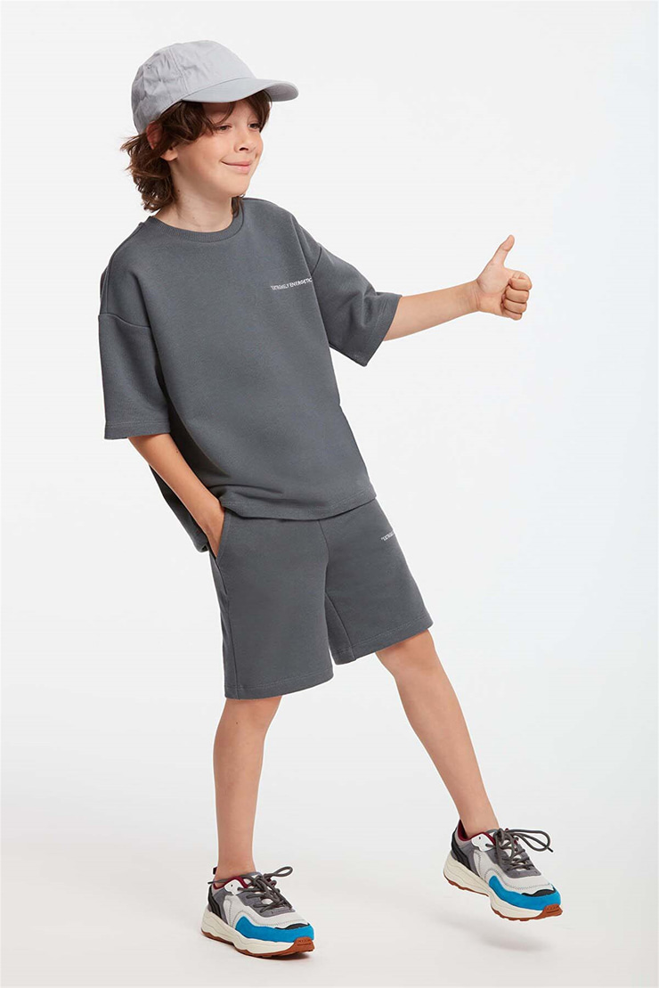 BOGOTA Örme Comfort Fit Koyu Gri  Eşofman Takımı