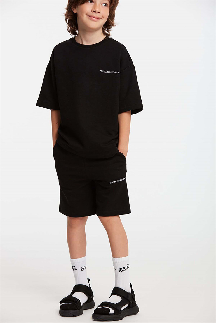 BOGOTA Örme Comfort Fit Siyah  Eşofman Takımı